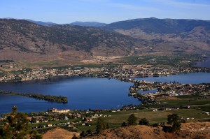 View of Osoyoos from Anarchist Mountain